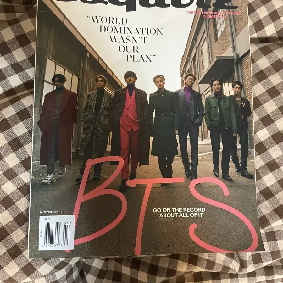 방탄 GQ 일본, 에스콰이어 usa