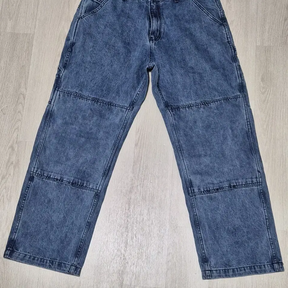 에스피오나지 Denim Work Pants Washed Indigo