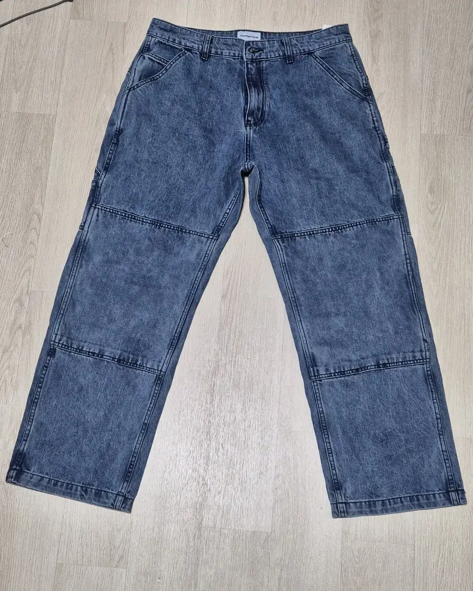 에스피오나지 Denim Work Pants Washed Indigo