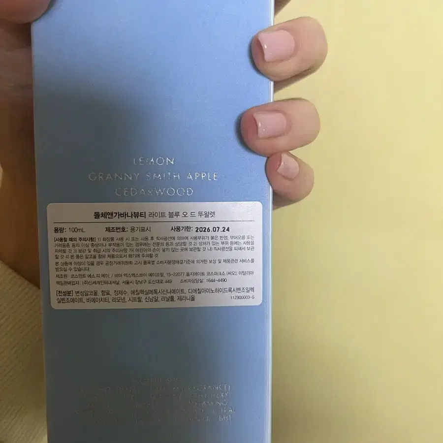 돌체앤가바나 라이트 블루 100ml 국문택