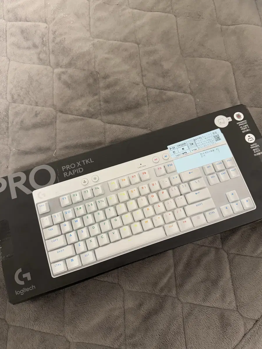 로지텍 PRO X TKL RAPID 래피드 트리거 키보드