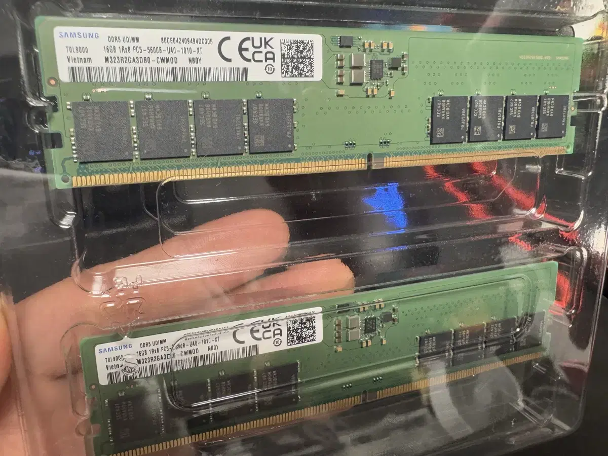 (무료배송) 삼성 DDR5 램 16GB 2개 일괄 (32g)