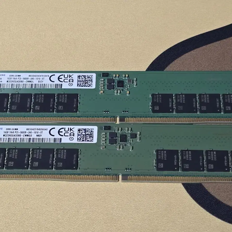 삼성 ddr5 5600B 32GB (16GB 2개) 램 판매합니다