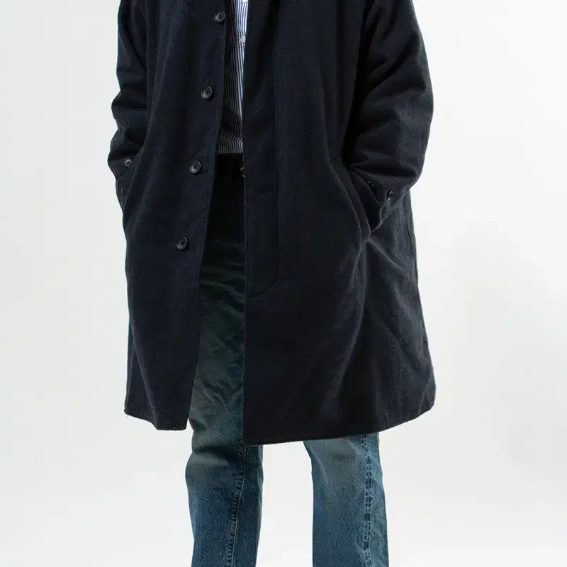 엔지니어드 가먼츠 스컬프 별주 bal coat navy(s)