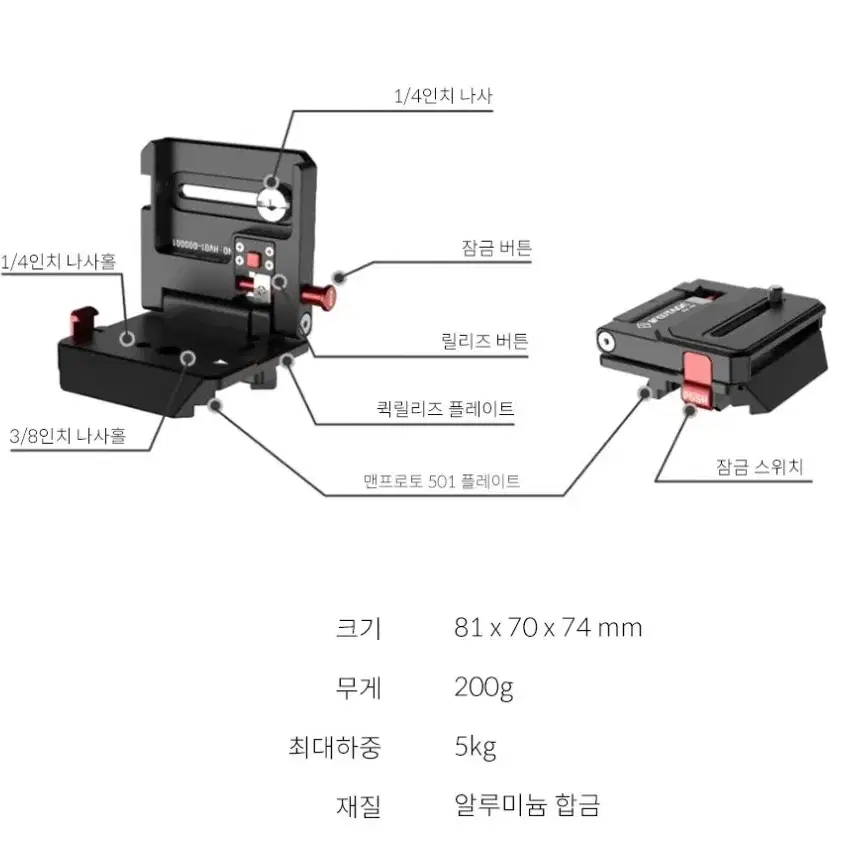 새제품> 아이풋테이지 HV-01 수직 수평 변환 플레이트