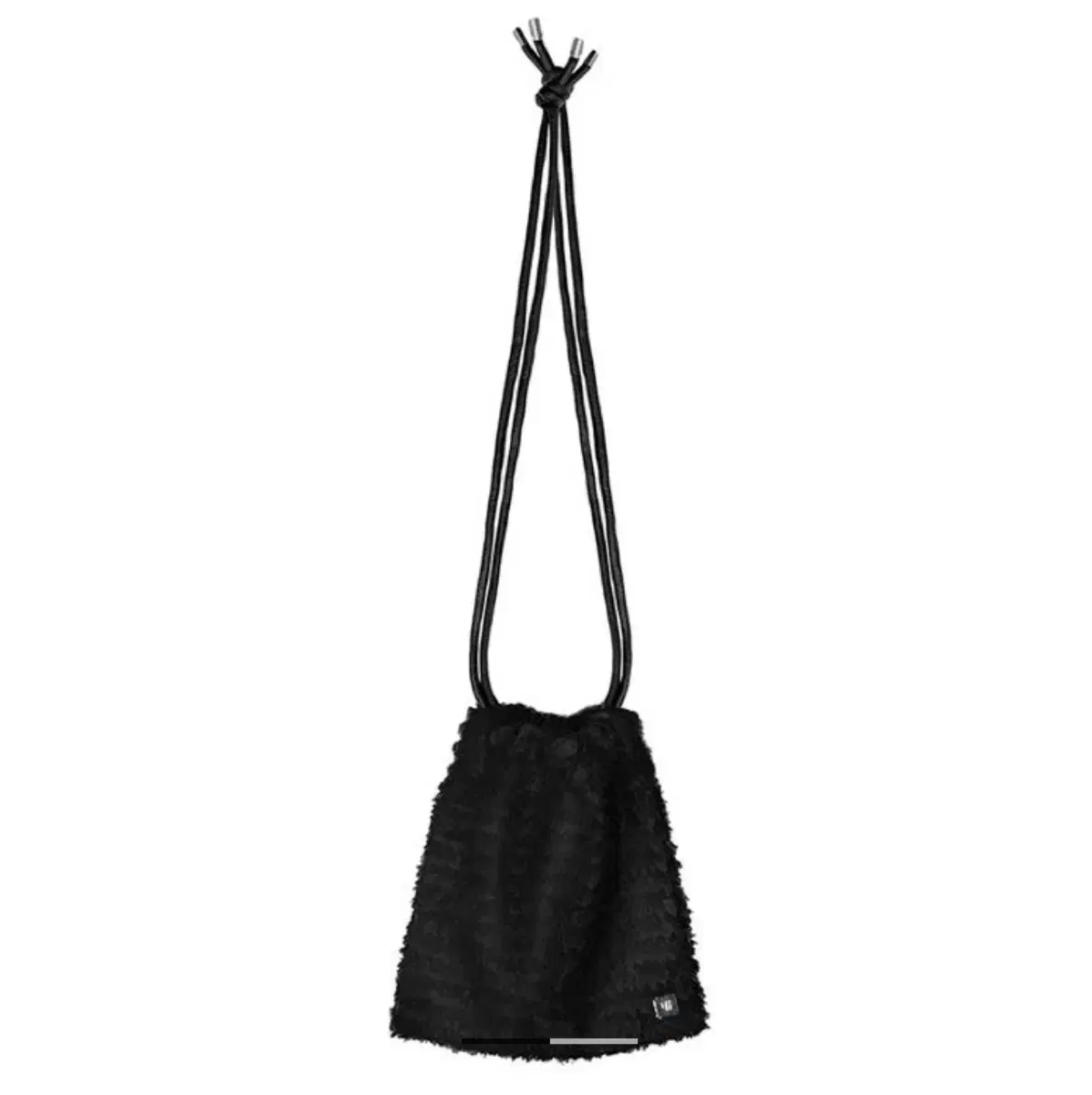 (새상품)트리밍머드 퍼 미니백 fringe fur bag 가발