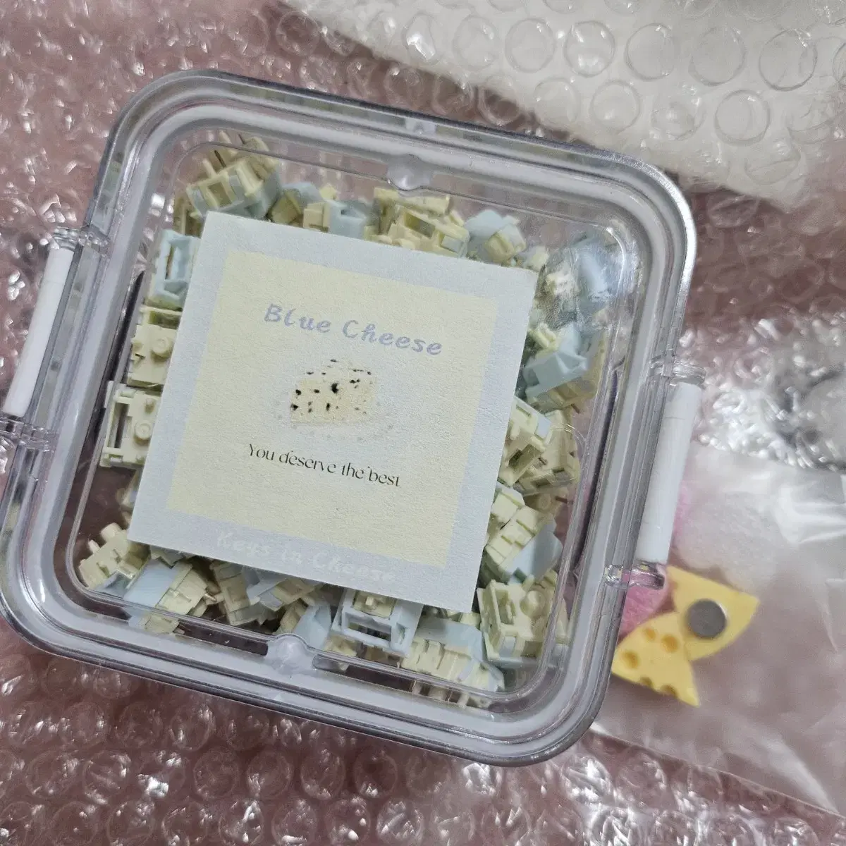 키긱 BLUE CHEESE 리니어 스위치 110개 42g 블루치즈