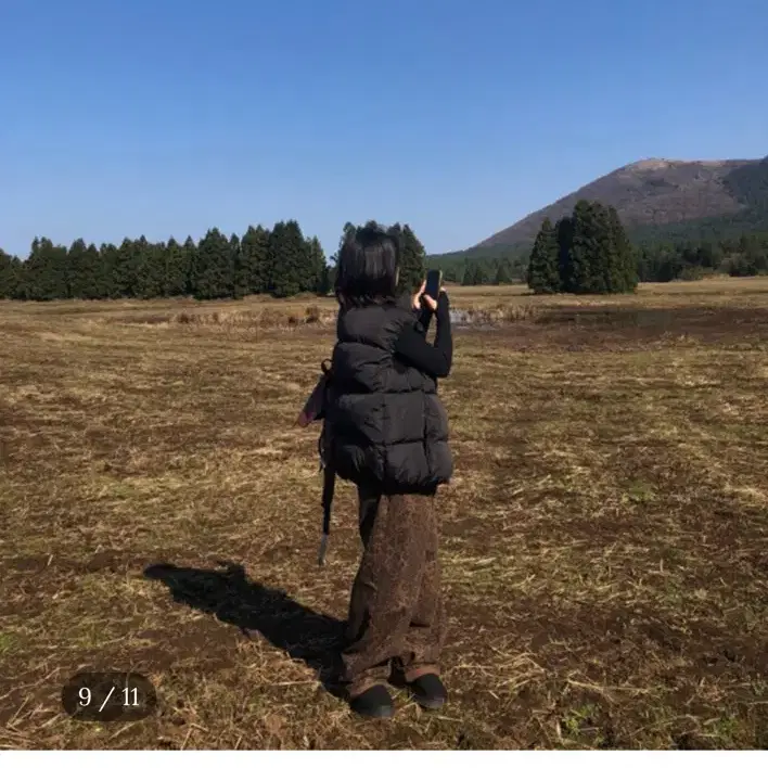 남녀공용 와이드 다크 호피 레오파드 팬츠