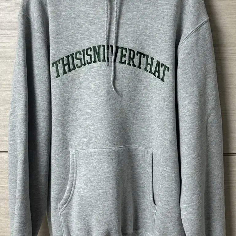 디스이즈네버댓 Arch-Logo Hoodie Heather Grey