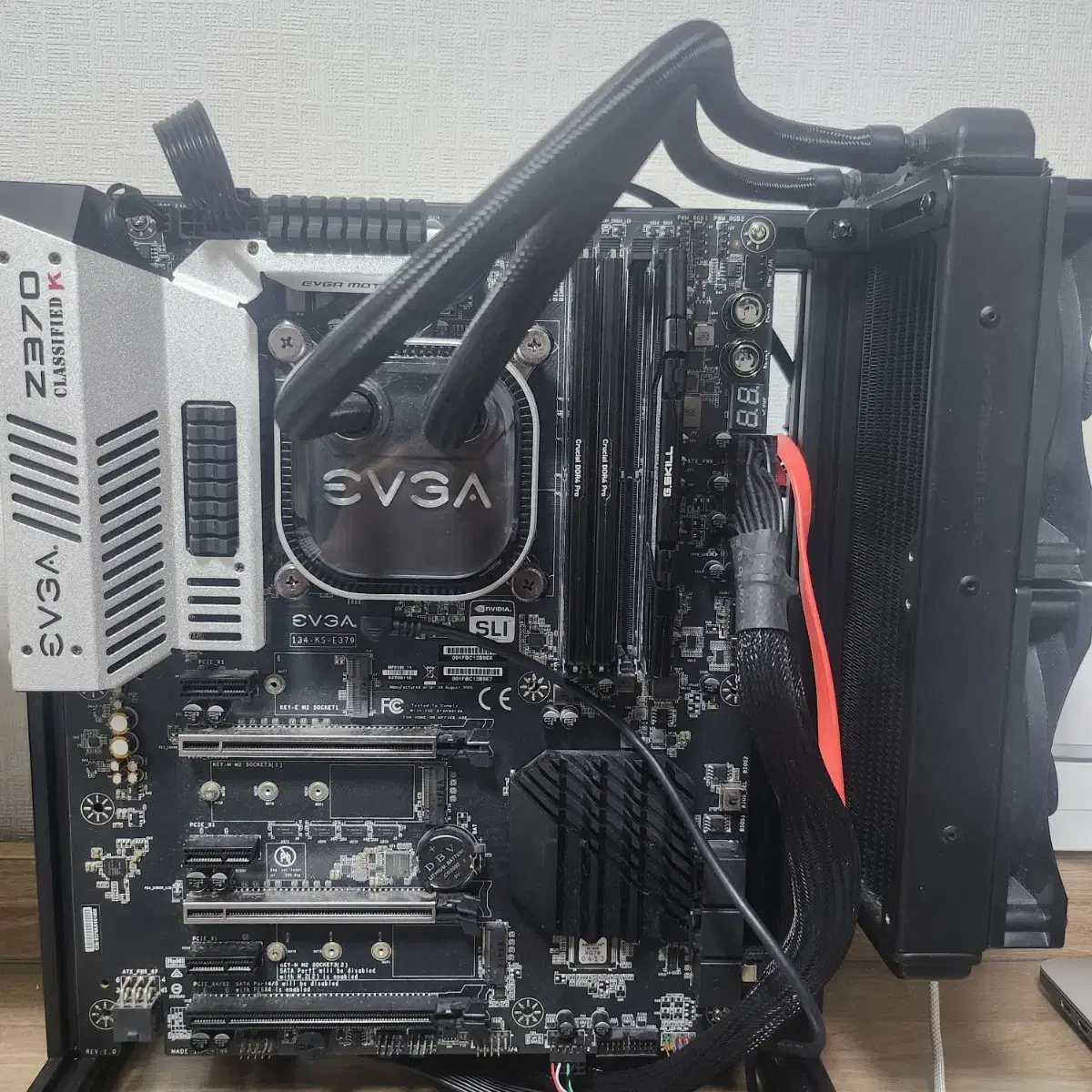 evga z370 classified k i5 8600 40g 일괄 판매