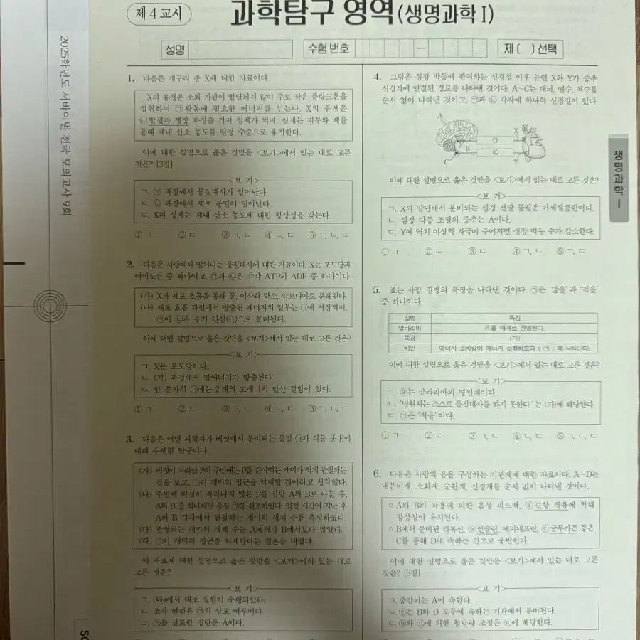 2025 시대인재 서바이벌 전국 모의고사 3~12회