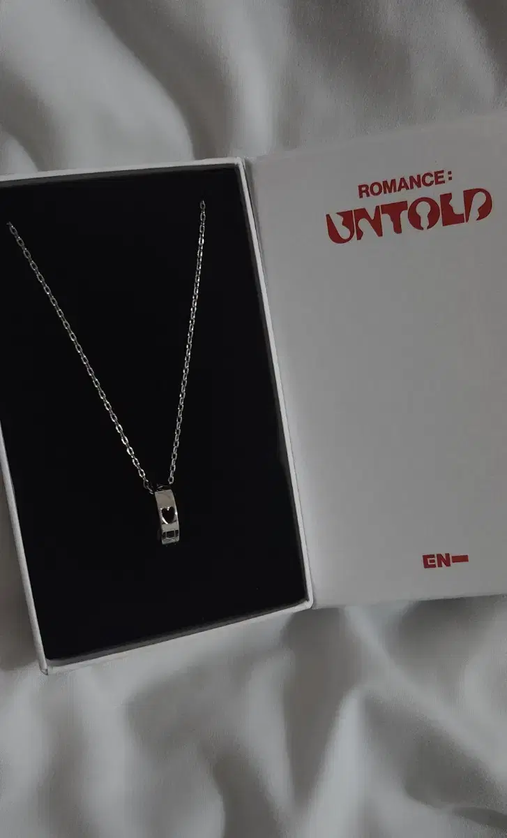 jay, Romance Untold Ring Necklace + sealed photocard WTS