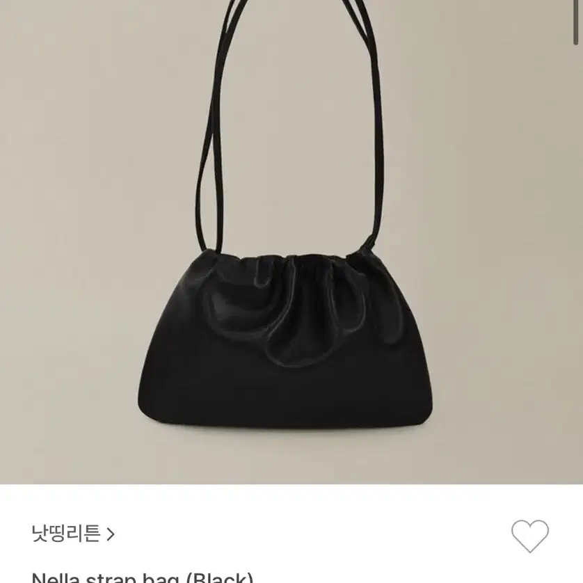 낫띵리튼 Nella strap bag(black)