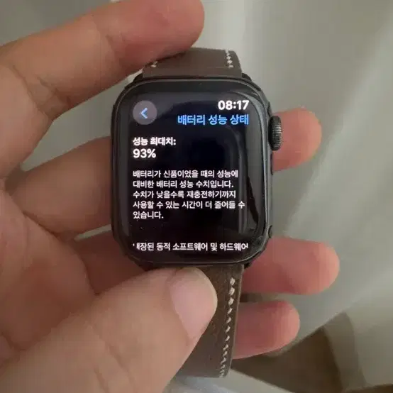 애플워치8 스테인리스 41mm GPS+Cellular 팝니다