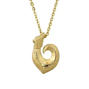 [새상품]스테인리스/하와이안/목걸이/낚싯바늘/낚시바늘/45cm