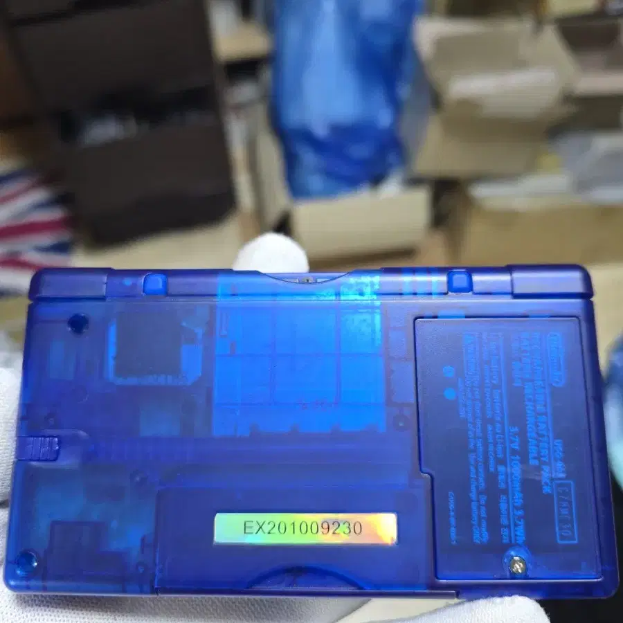 S급 닌텐도 DS Lite DSL 프리미엄 무광블루투명  국내판