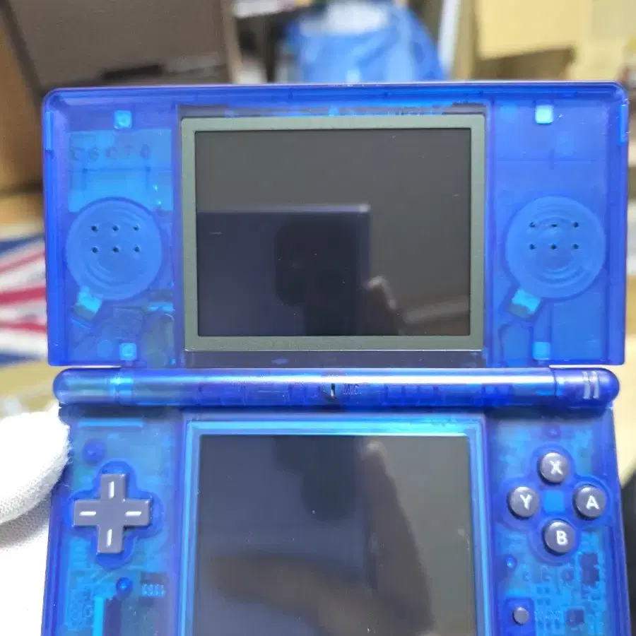 S급 닌텐도 DS Lite DSL 프리미엄 무광블루투명  국내판