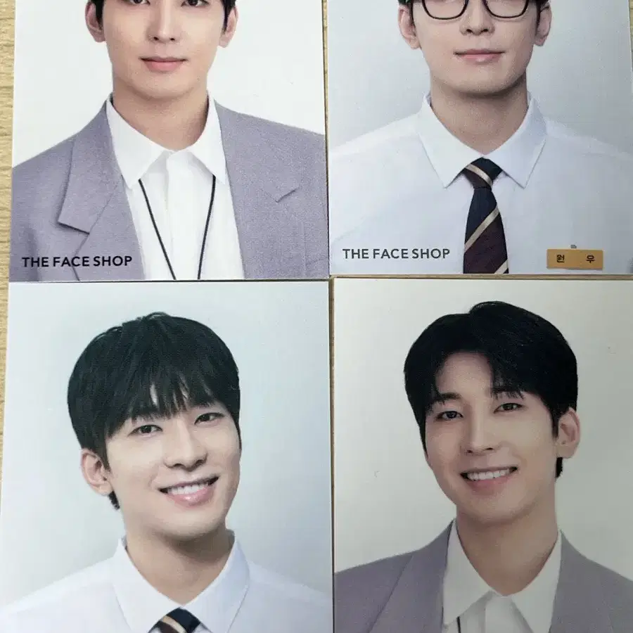 더페이스샵 세븐틴 원우 증사 set