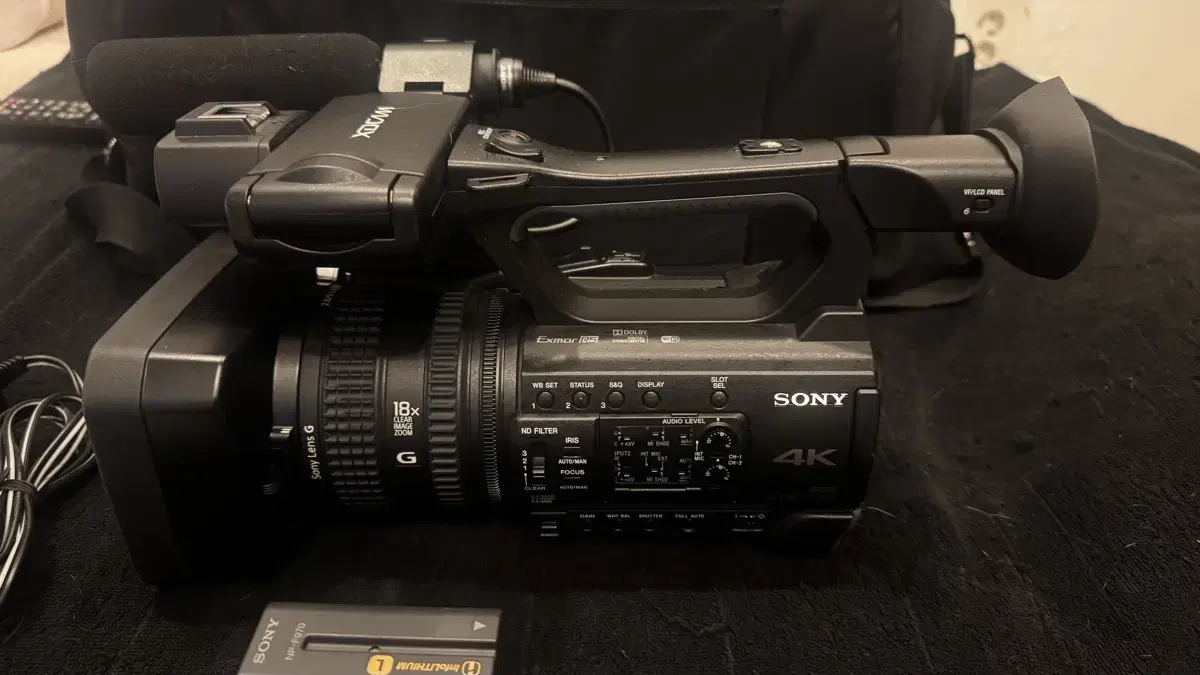 사용시간 엄청 짧은 Sony PXW Z-150 정품 캠코더 2대 판매합니