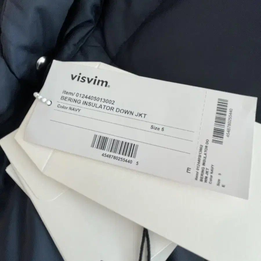 Visvim bering insulator down jkt navy 5