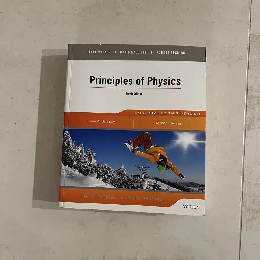 일반물리학 개정 10판, 할리데이, Principle of physics