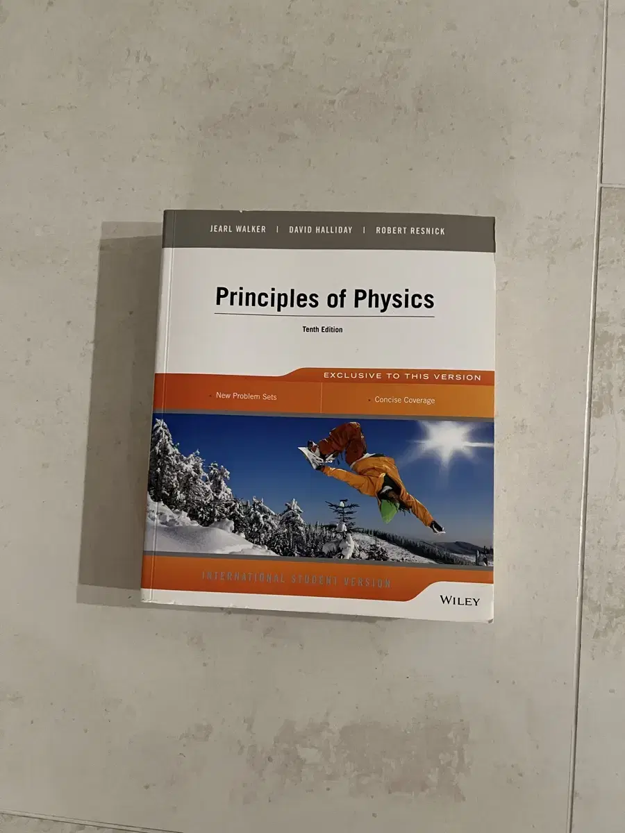 일반물리학 개정 10판, 할리데이, Principle of physics