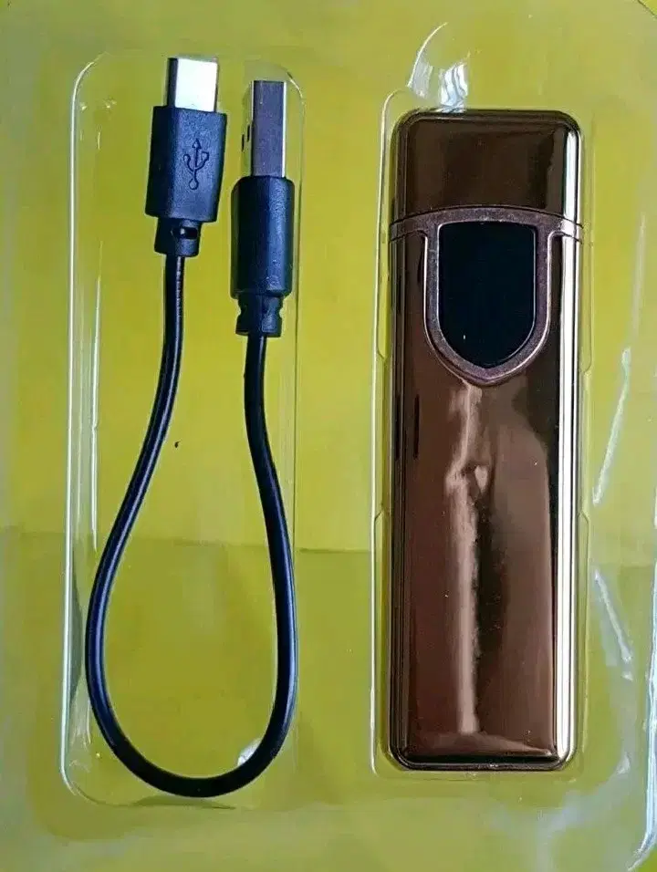 *[할인]* 고급 USB 전기 라이터(골드)