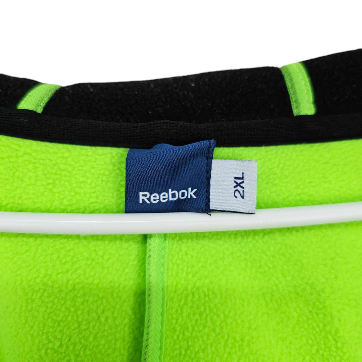 [2XL] Reebok 리복 기모 집업 후드 바람막이 자켓 블랙