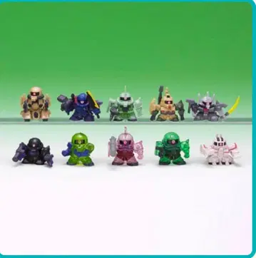 SD건담 풀컬러 자크 베리에이션 풀컴프 블랙 삼연성 2체 신상품