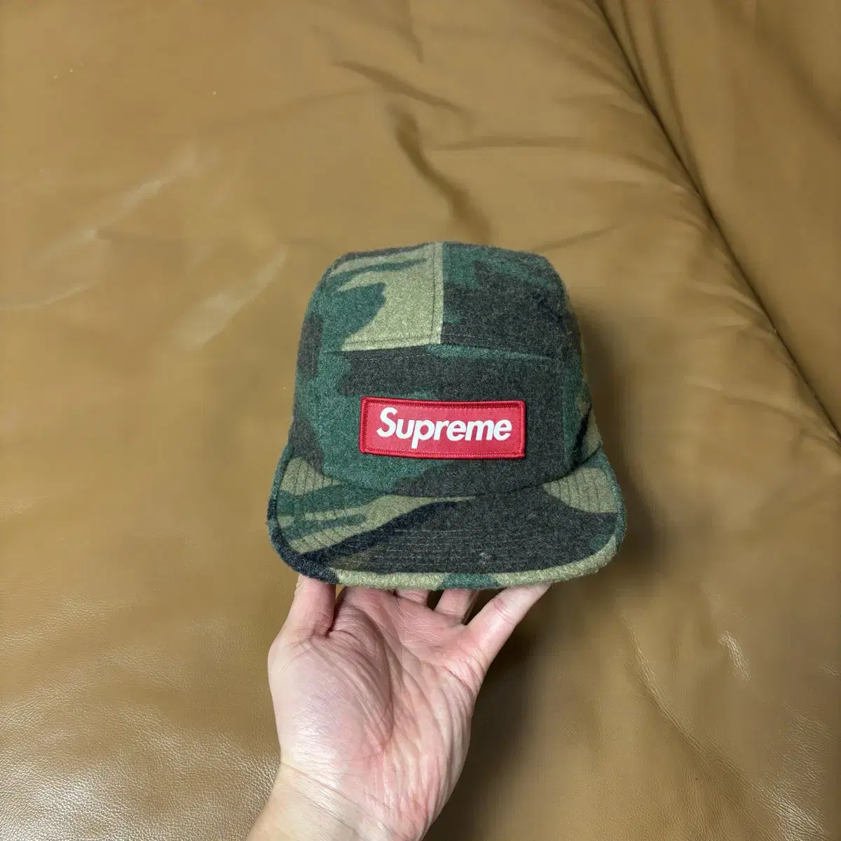 Supreme 슈프림 카모 캠프캡 모자 (Camo)