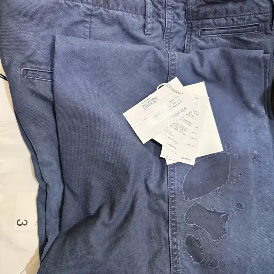 3) 25ss Visvim ex wide chino crash indig