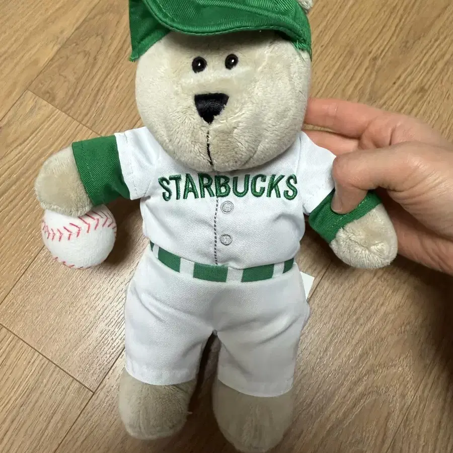 베이스볼 베어리스타 야구 인형 Starbucks baseball bear