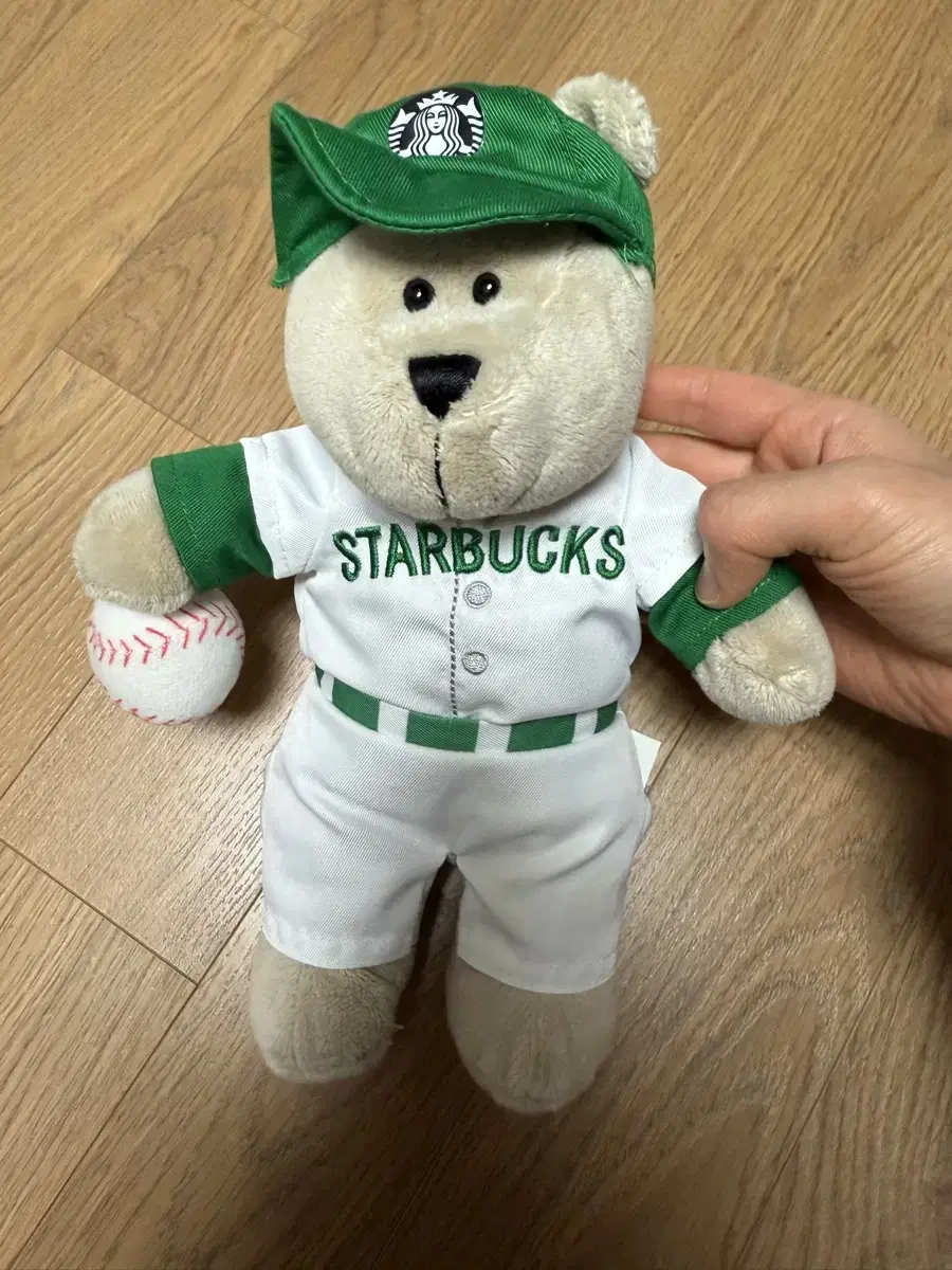 베이스볼 베어리스타 야구 인형 Starbucks baseball bear