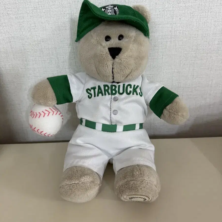 베이스볼 베어리스타 야구 인형 Starbucks baseball bear