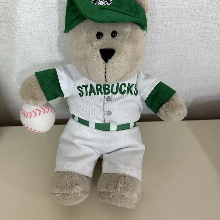 베이스볼 베어리스타 야구 인형 Starbucks baseball bear