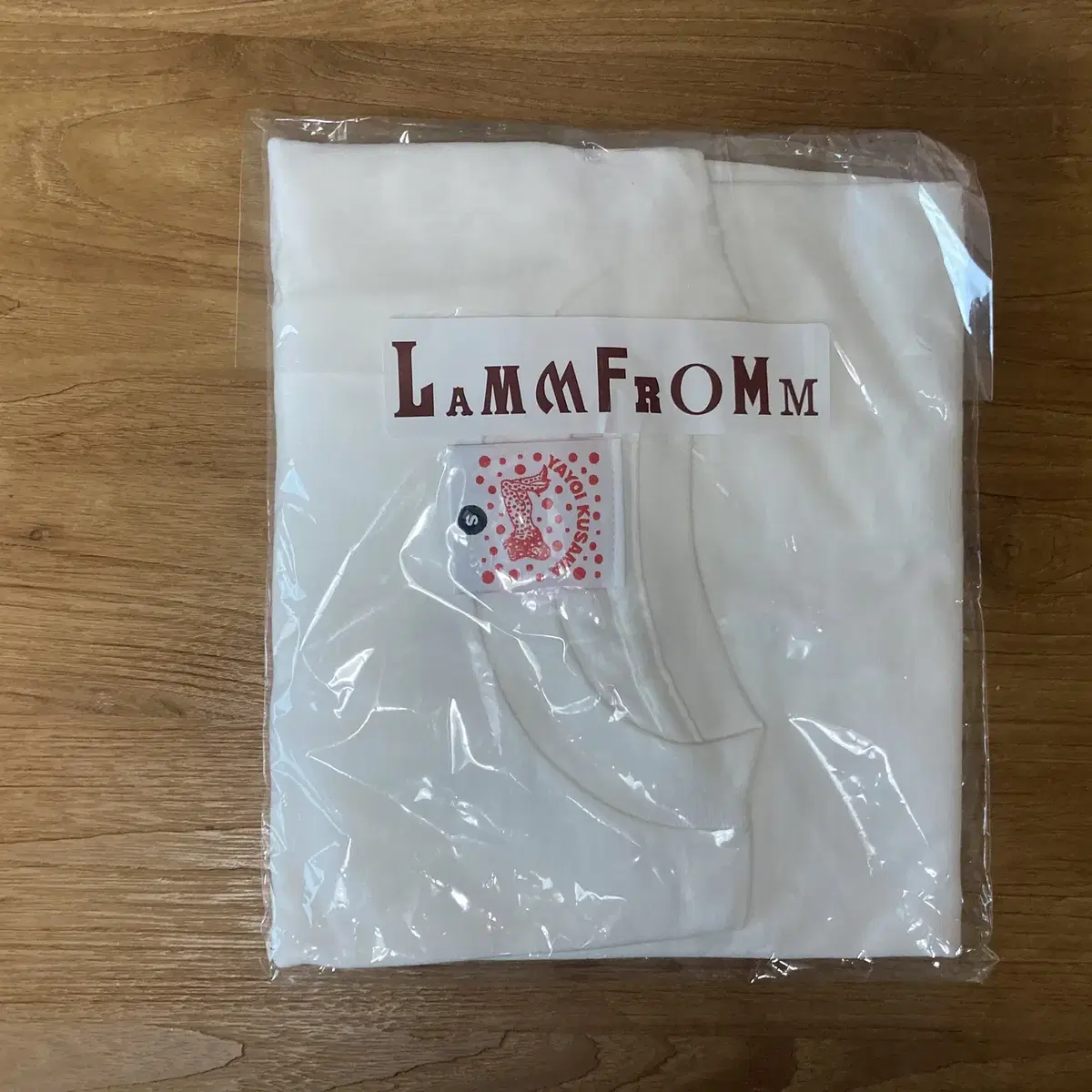 [정품] 야요이 쿠사마 티셔츠 일본 LAMMFROMM (White, S)