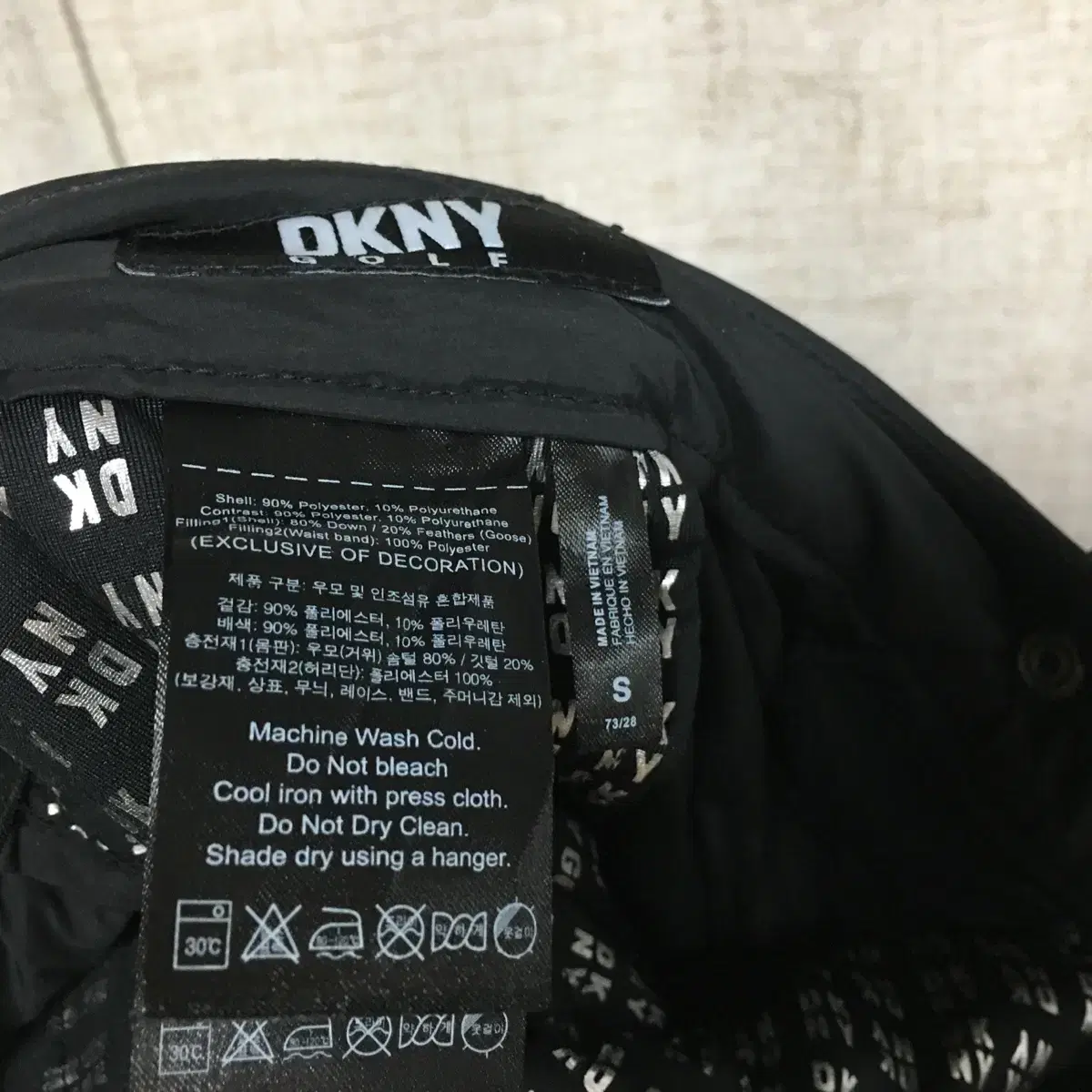 DKNY 도나카란 여성 구스 패딩 팬츠 S