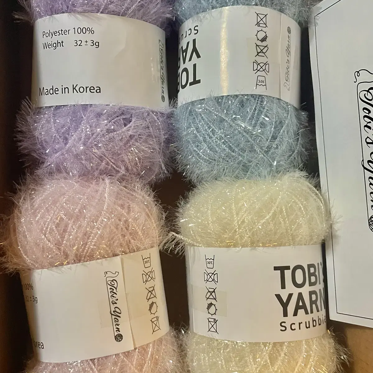 Tobi's Yarn 뜨개질 키트 만들기 diy kit