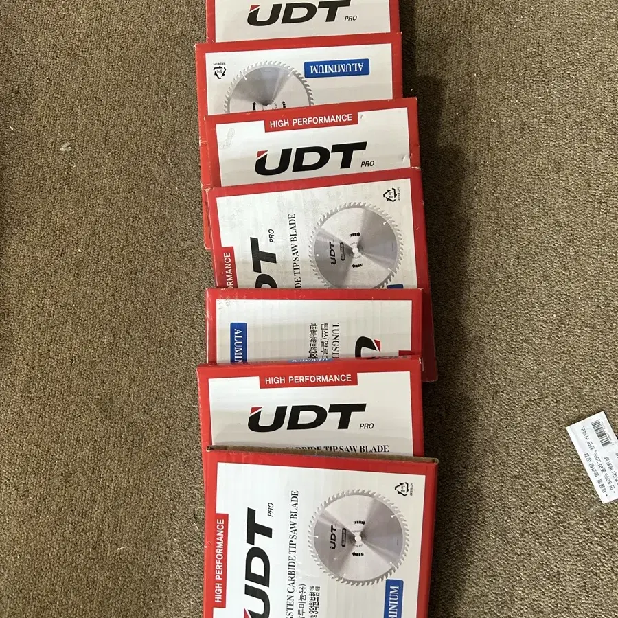 UDT 팁쏘(알루미늄용) 4인치 팝니다