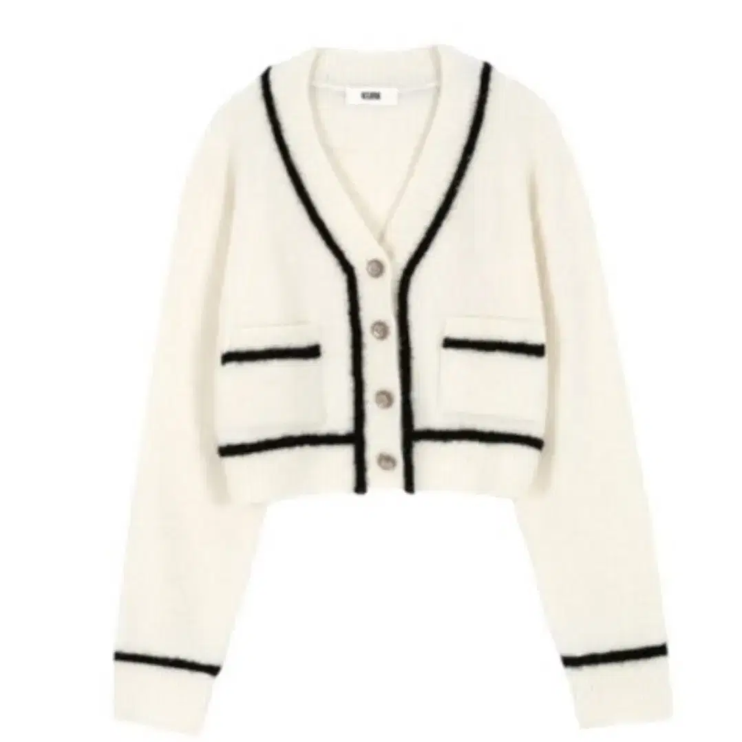 아수라 LINE TWEED CARDIGAN(IVORY)