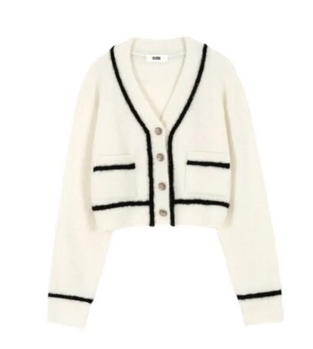 아수라 LINE TWEED CARDIGAN(IVORY)