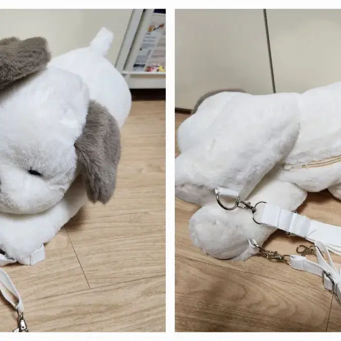 뭉뭉이 강아지 백팩 가방 인형 45cm