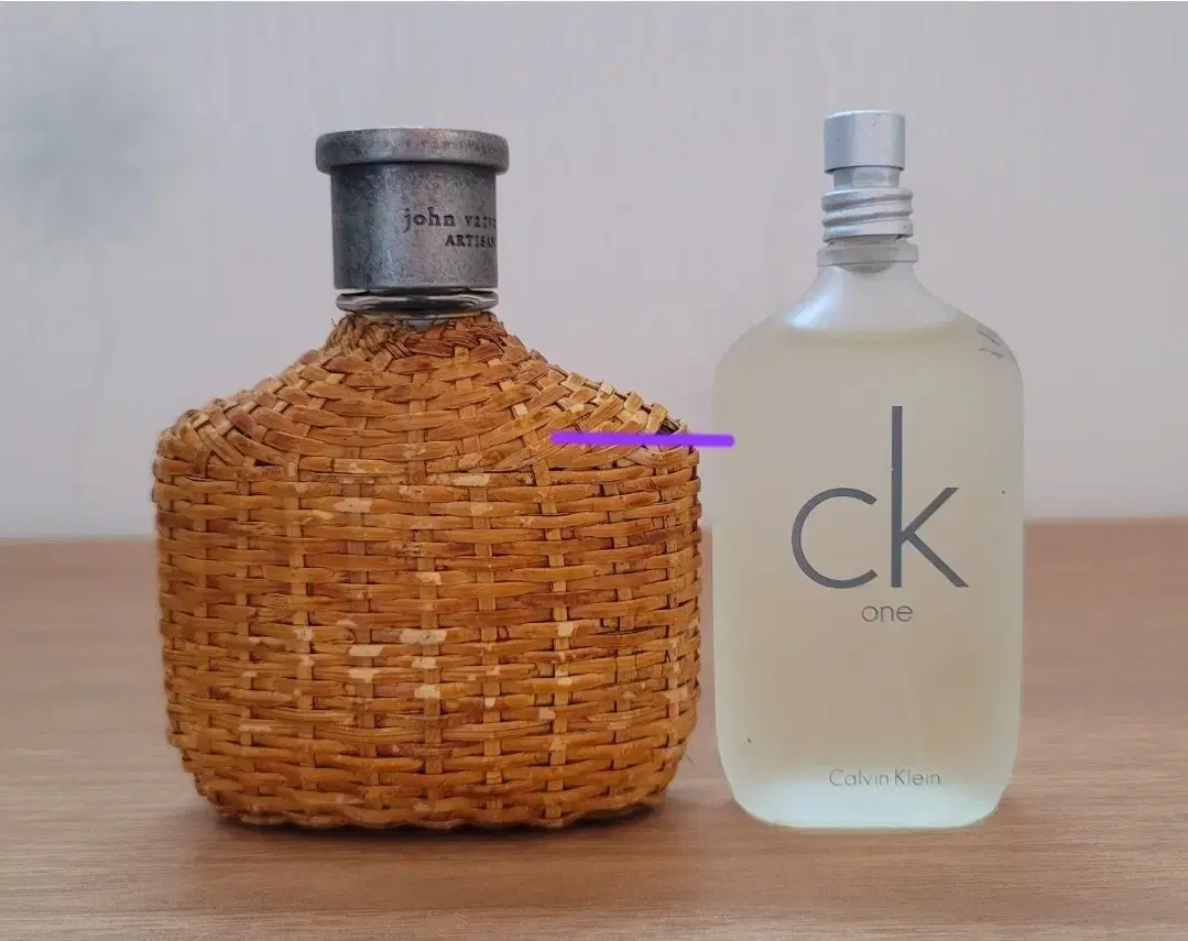 (일괄판매)존바바토스 아티산 75ml+ck one 50ml 향수