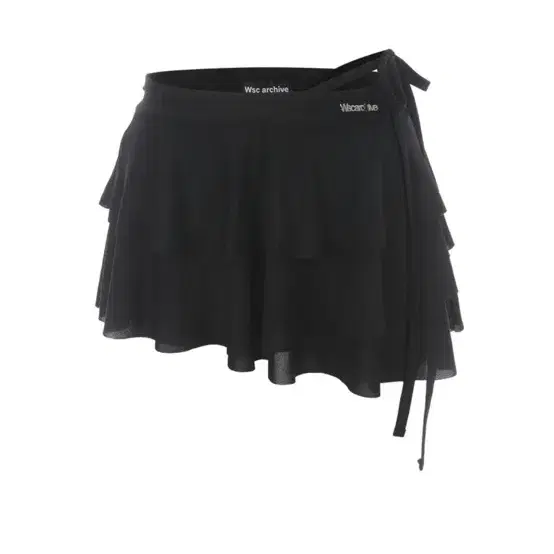 wsc아카이브 Diagonal line frill skirt 001