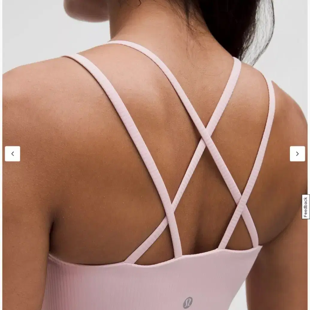 룰루레몬 Like a Cloud Ribbed Longline Bra