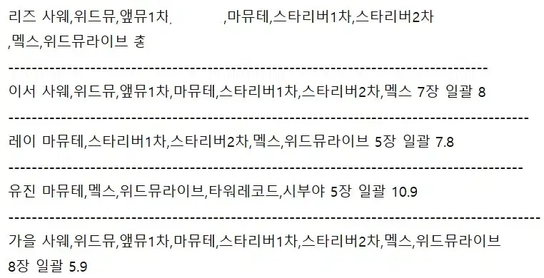 아이브 엠파시 일괄 분철 장원영안유진레이리즈가을이