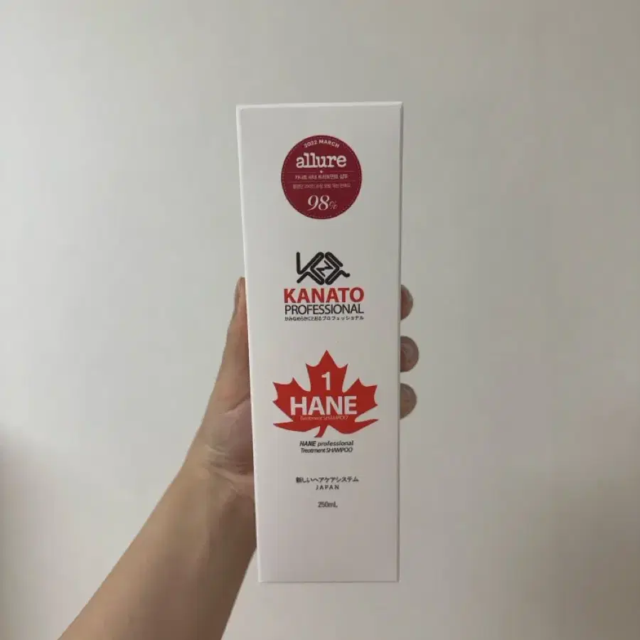 (미개봉)카나토 프로페셔널 1HANE 트리트먼트 샴푸 250ml