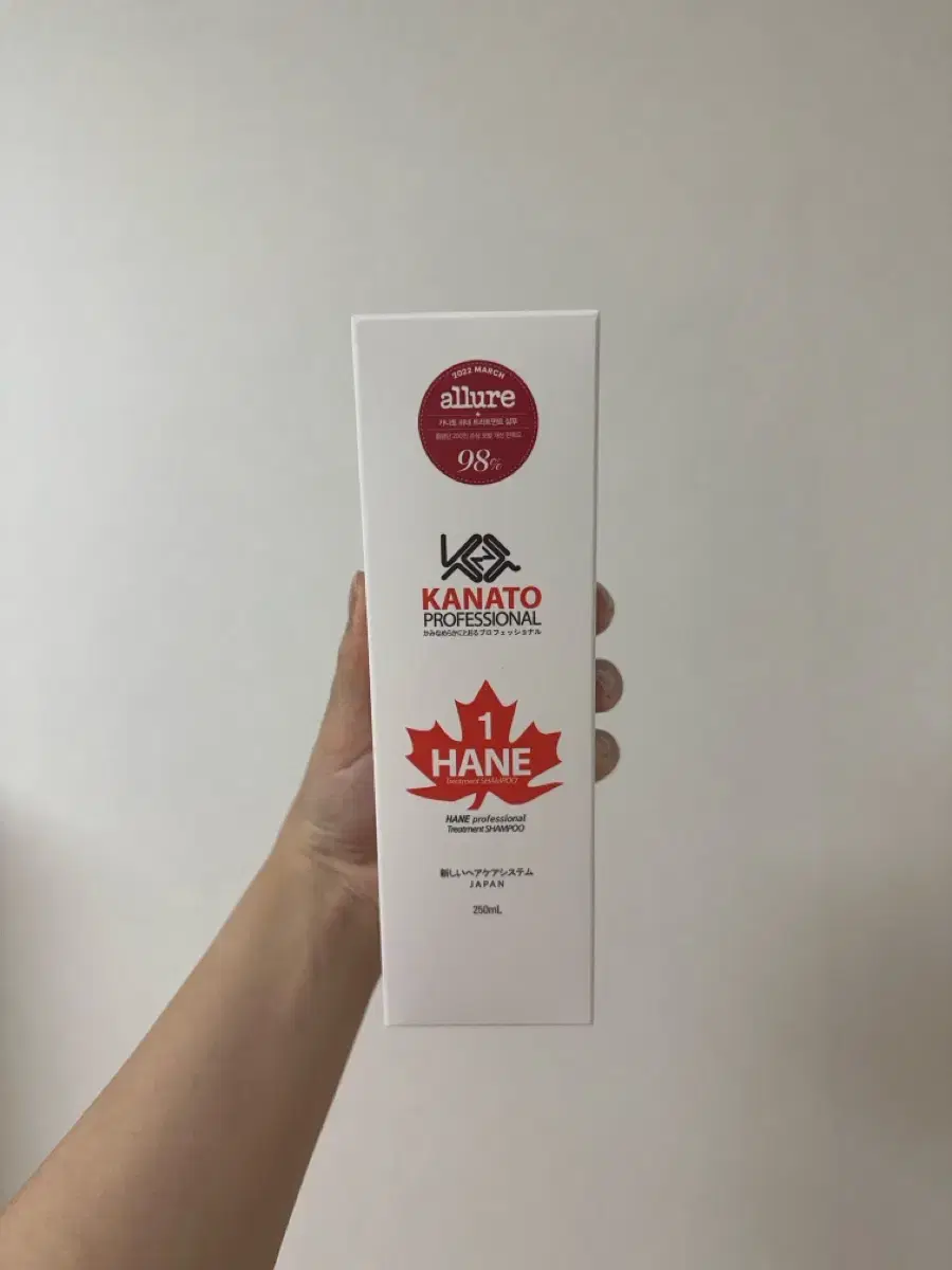 (미개봉)카나토 프로페셔널 1HANE 트리트먼트 샴푸 250ml