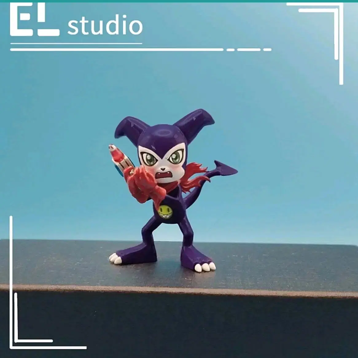 디지몬 테이머즈 el studio 임프몬 레진 피규어