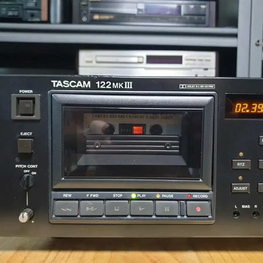 타스캄 3헤드 카세트데크 TASCAM 122MK3